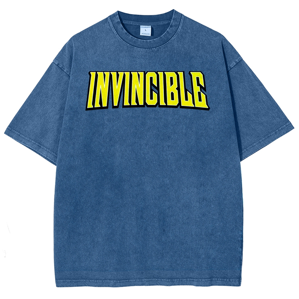 Invincible Unisex Fit Washed T-Shirt 2503013120