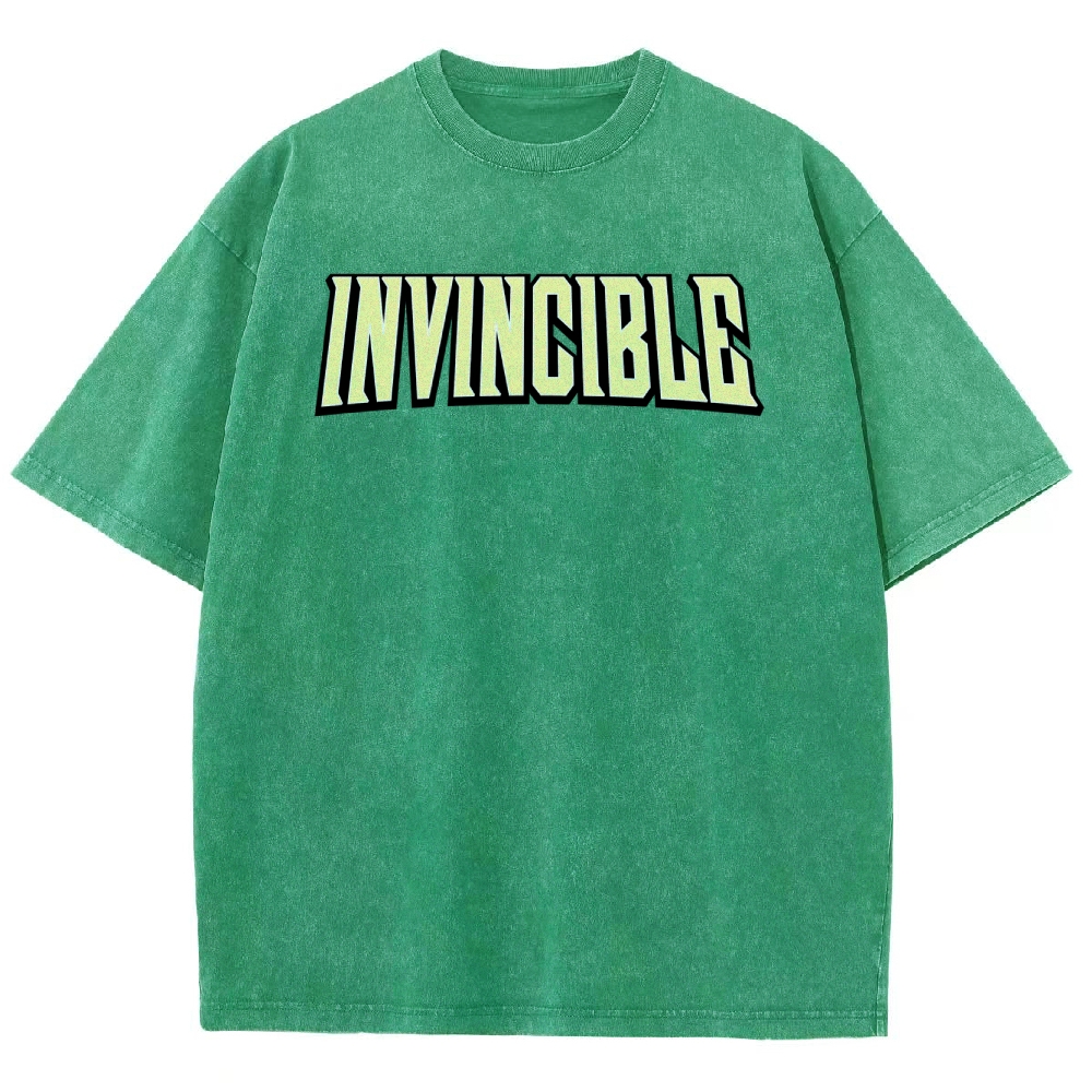 Invincible Unisex Fit Washed T-Shirt 2503013127