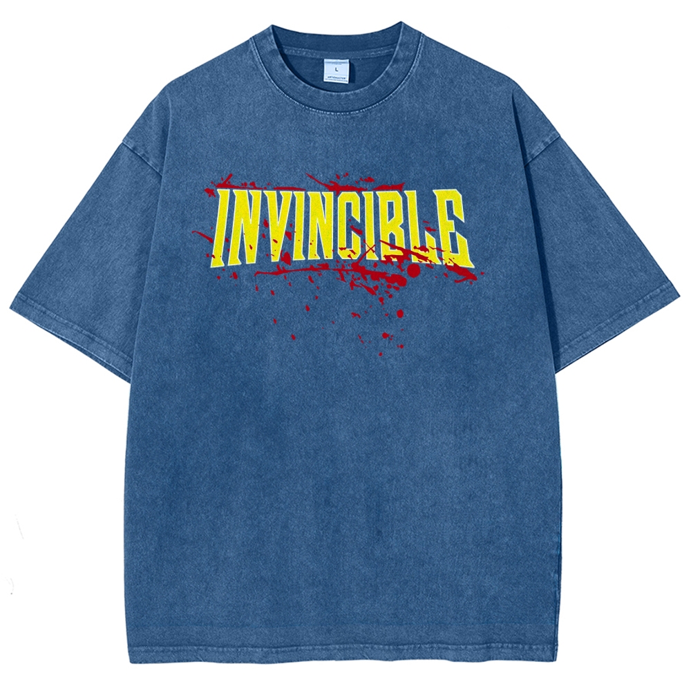 Invincible Unisex Fit Washed T-Shirt 2503013131