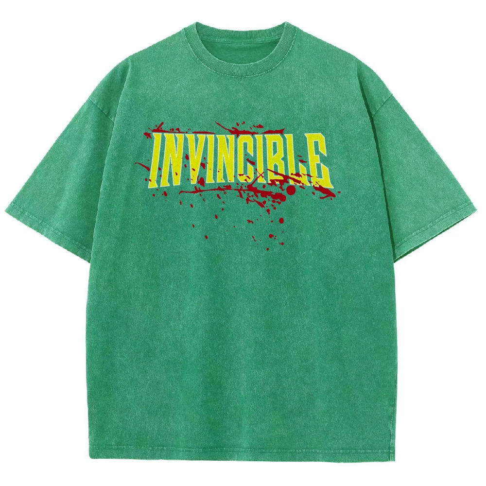 Invincible Unisex Fit Washed T-Shirt 2503013131