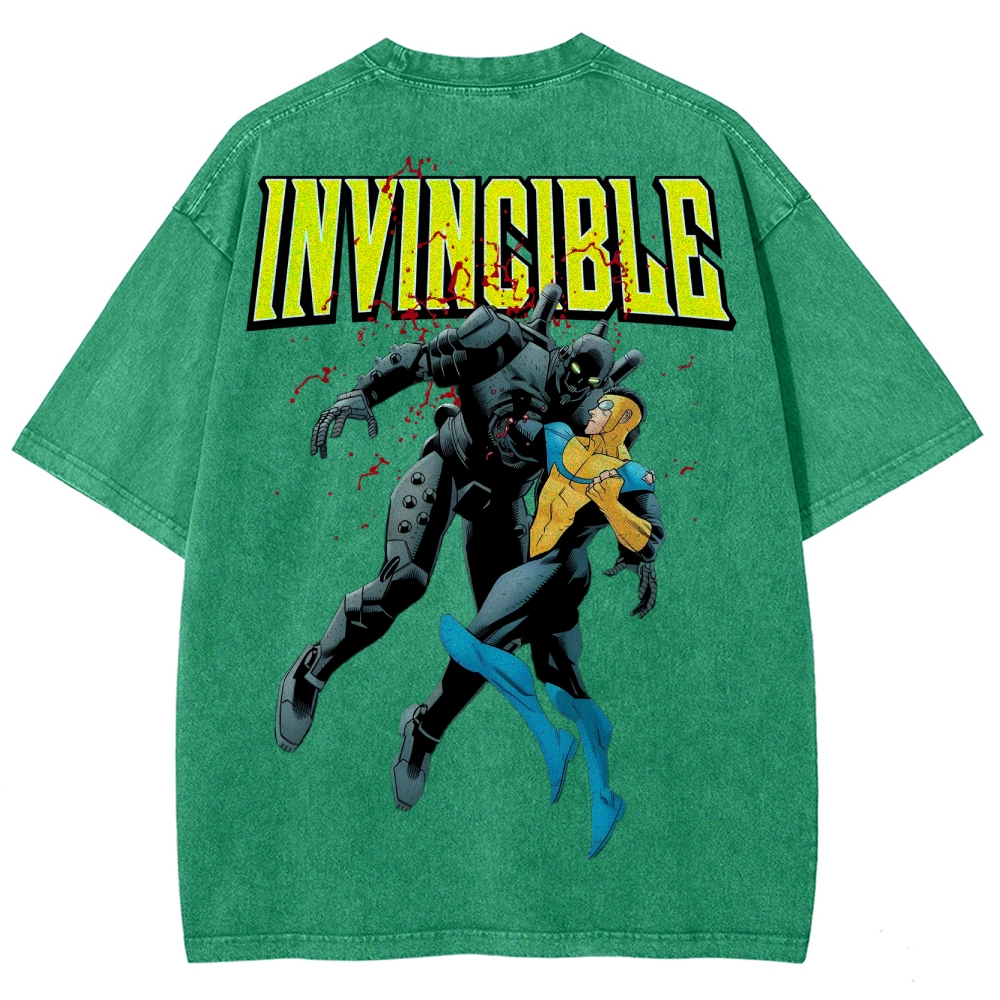 Invincible Unisex Fit Washed T-Shirt 2503013131