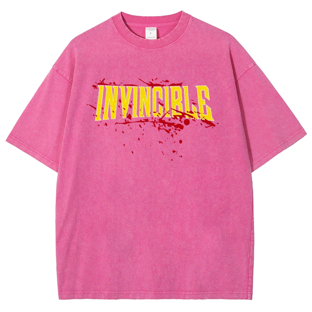 Invincible Unisex Fit Washed T-Shirt 2503013131