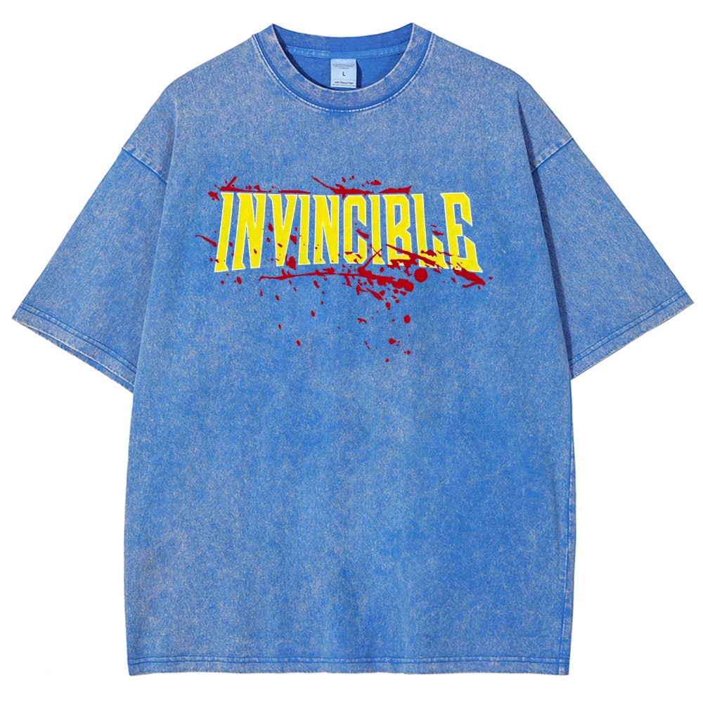 Invincible Unisex Fit Washed T-Shirt 2503013131