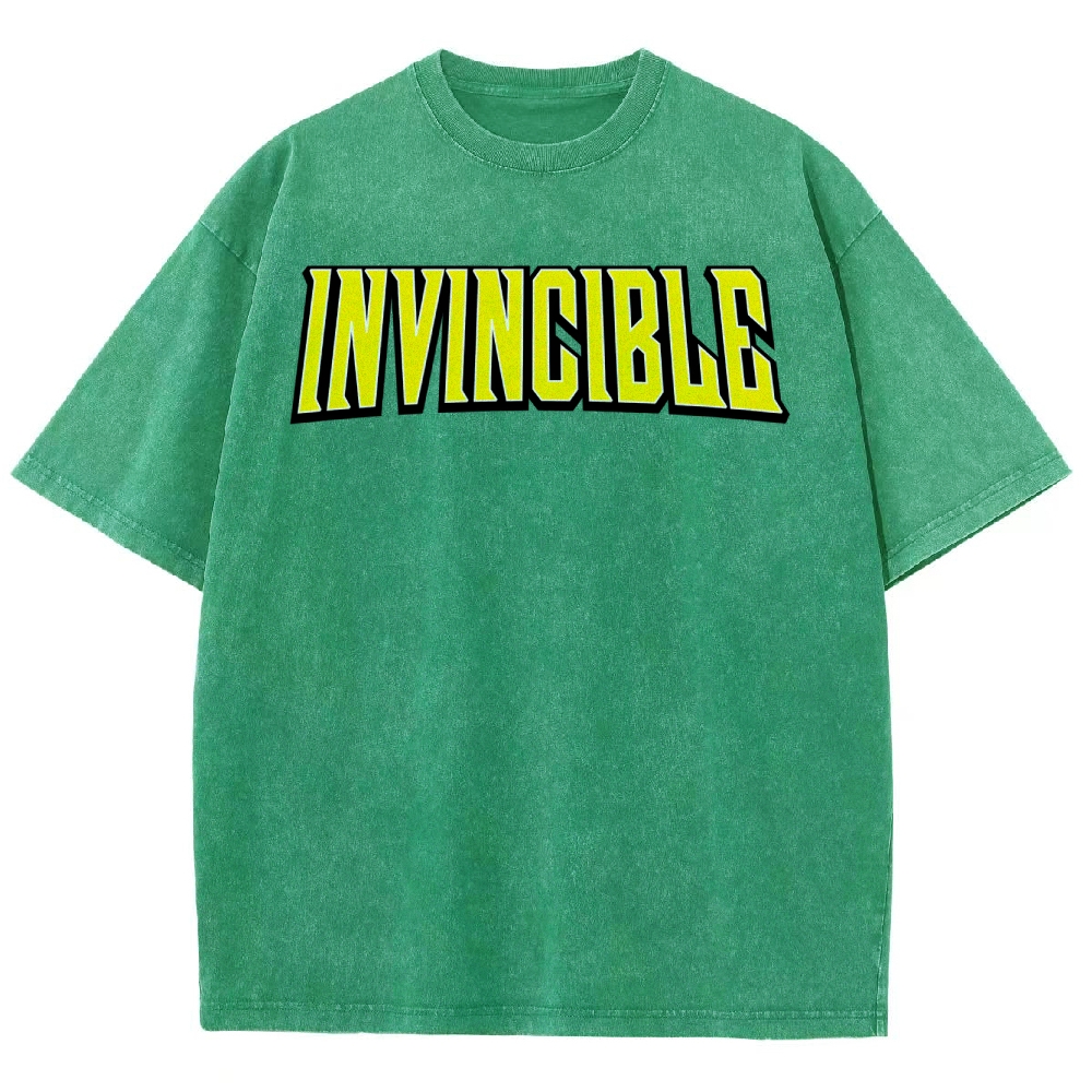 Invincible Unisex Fit Washed T-Shirt 2503013134
