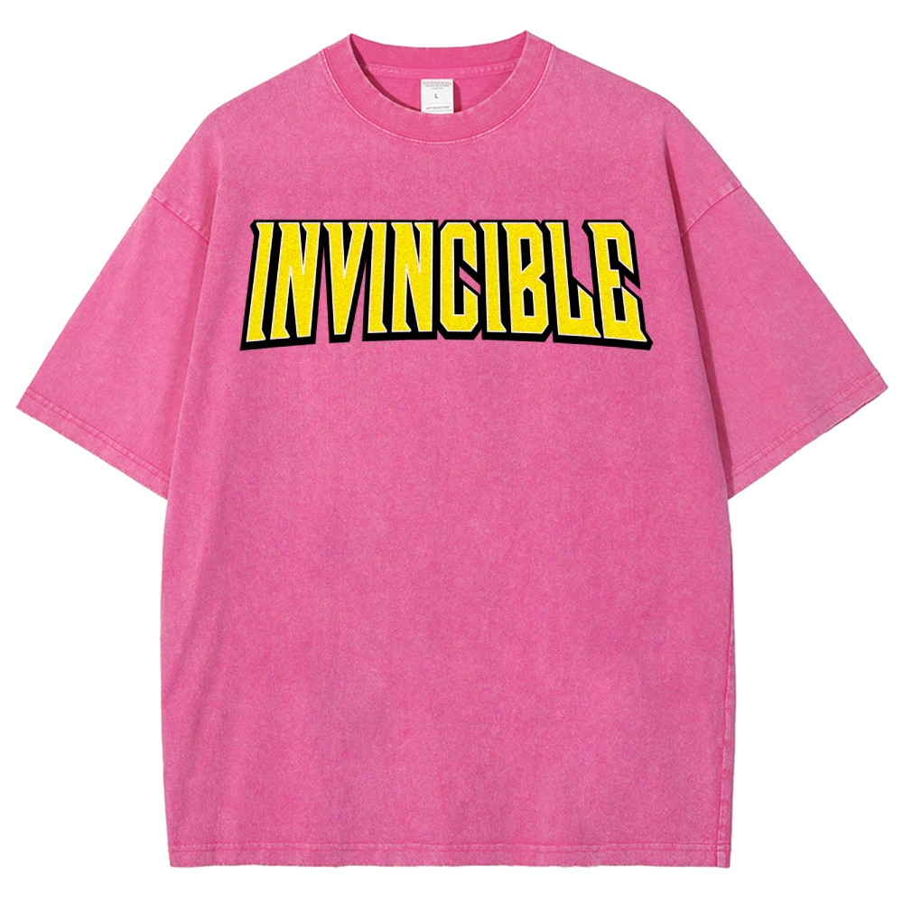 Invincible Unisex Fit Washed T-Shirt 2503013134