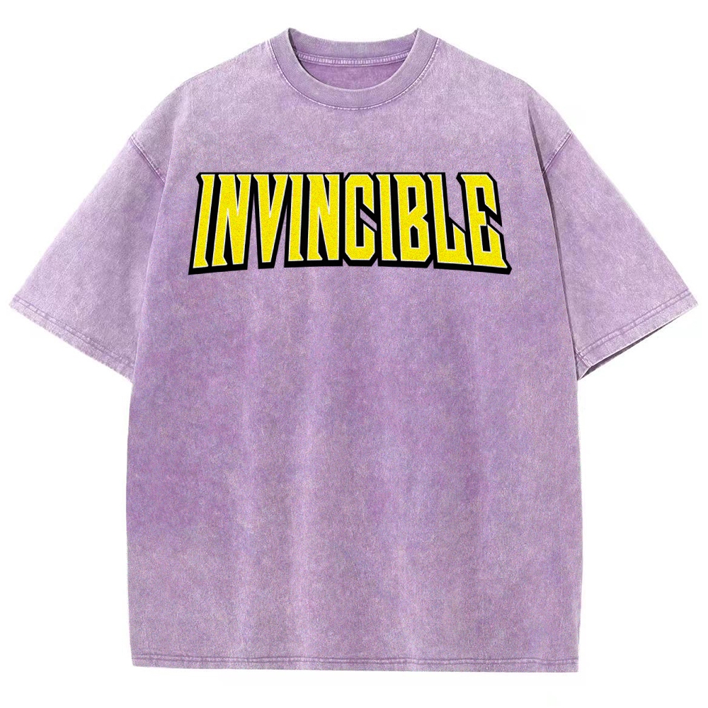 Invincible Unisex Fit Washed T-Shirt 2503013134