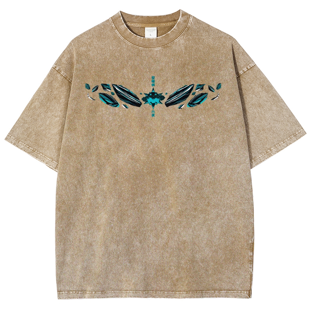 Demon Slayer Unisex Fit Washed T-Shirt 2504000907