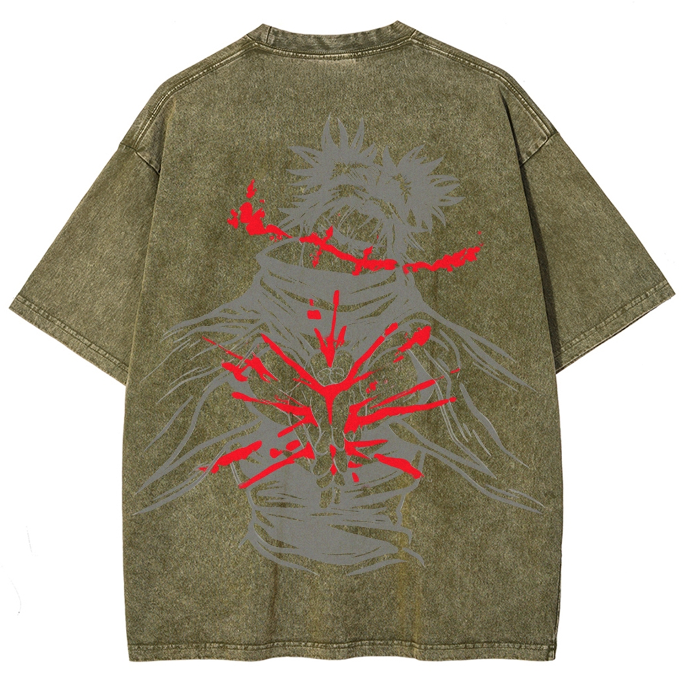 Jujutsu Kaisen CHOSO Unisex Fit Washed T-Shirt 2504001128