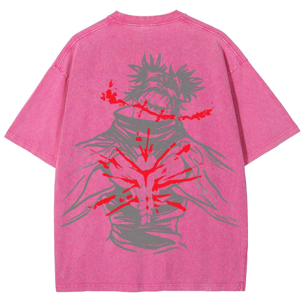 Jujutsu Kaisen CHOSO Unisex Fit Washed T-Shirt 2504001128