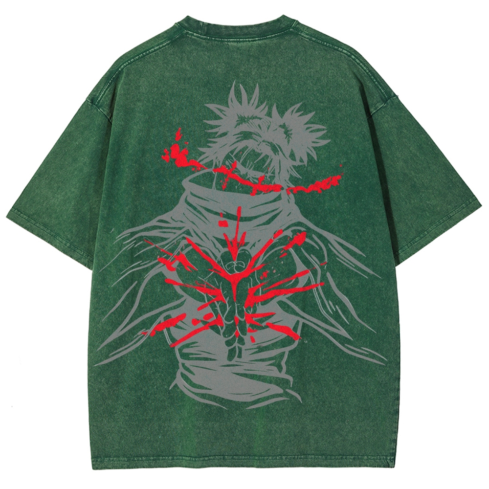 Jujutsu Kaisen CHOSO Unisex Fit Washed T-Shirt 2504001128