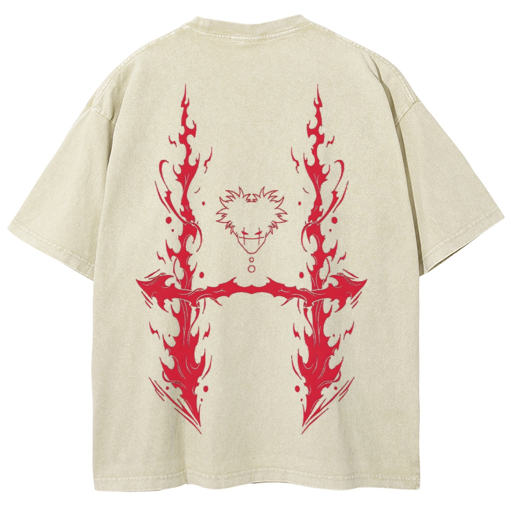 Jujutsu Kaisen CHOSO Unisex Fit Washed T-Shirt 2504001160