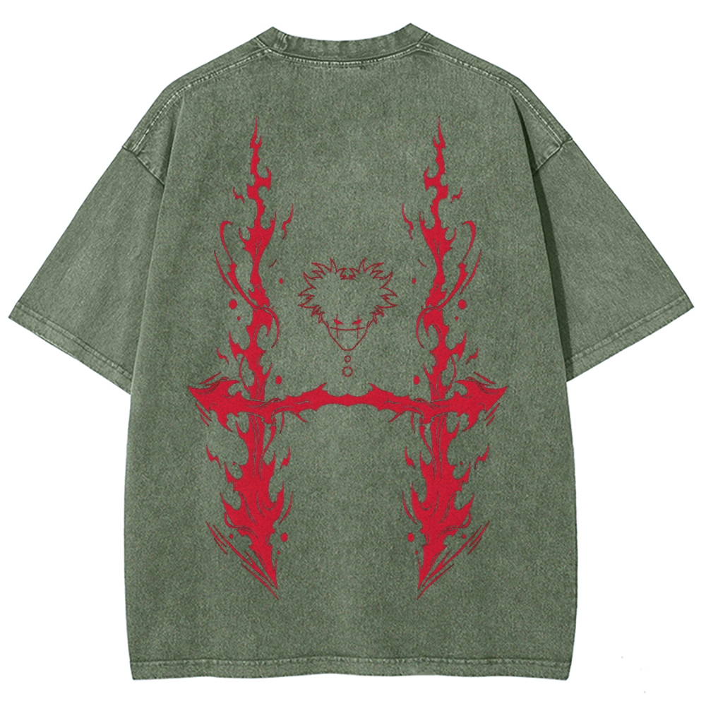 Jujutsu Kaisen CHOSO Unisex Fit Washed T-Shirt 2504001160