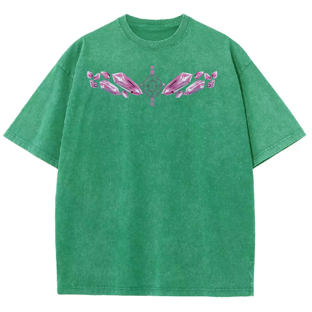 Demon slayer Uzui Tengen Unisex Fit Washed T-Shirt 2504004051