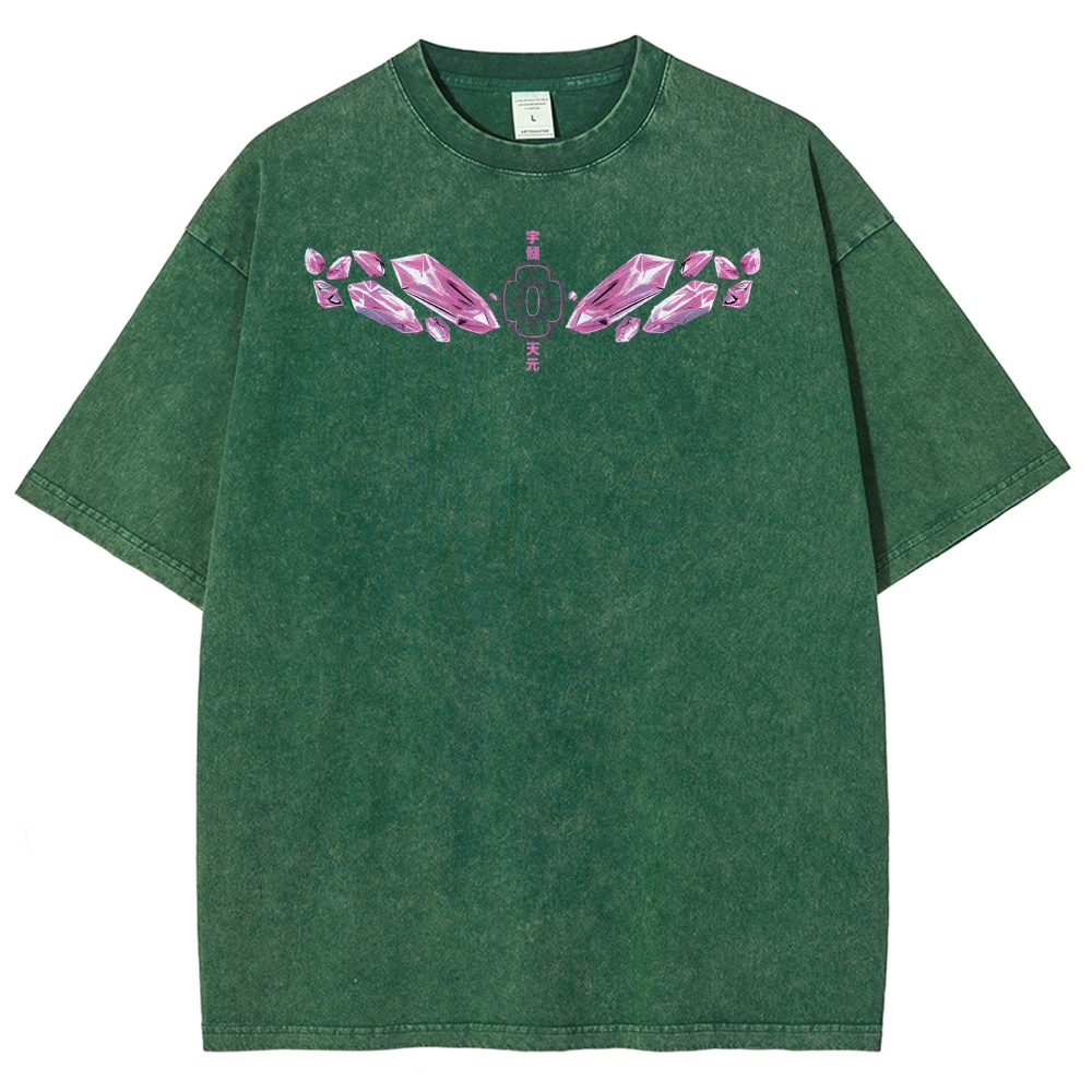 Demon slayer Uzui Tengen Unisex Fit Washed T-Shirt 2504004051