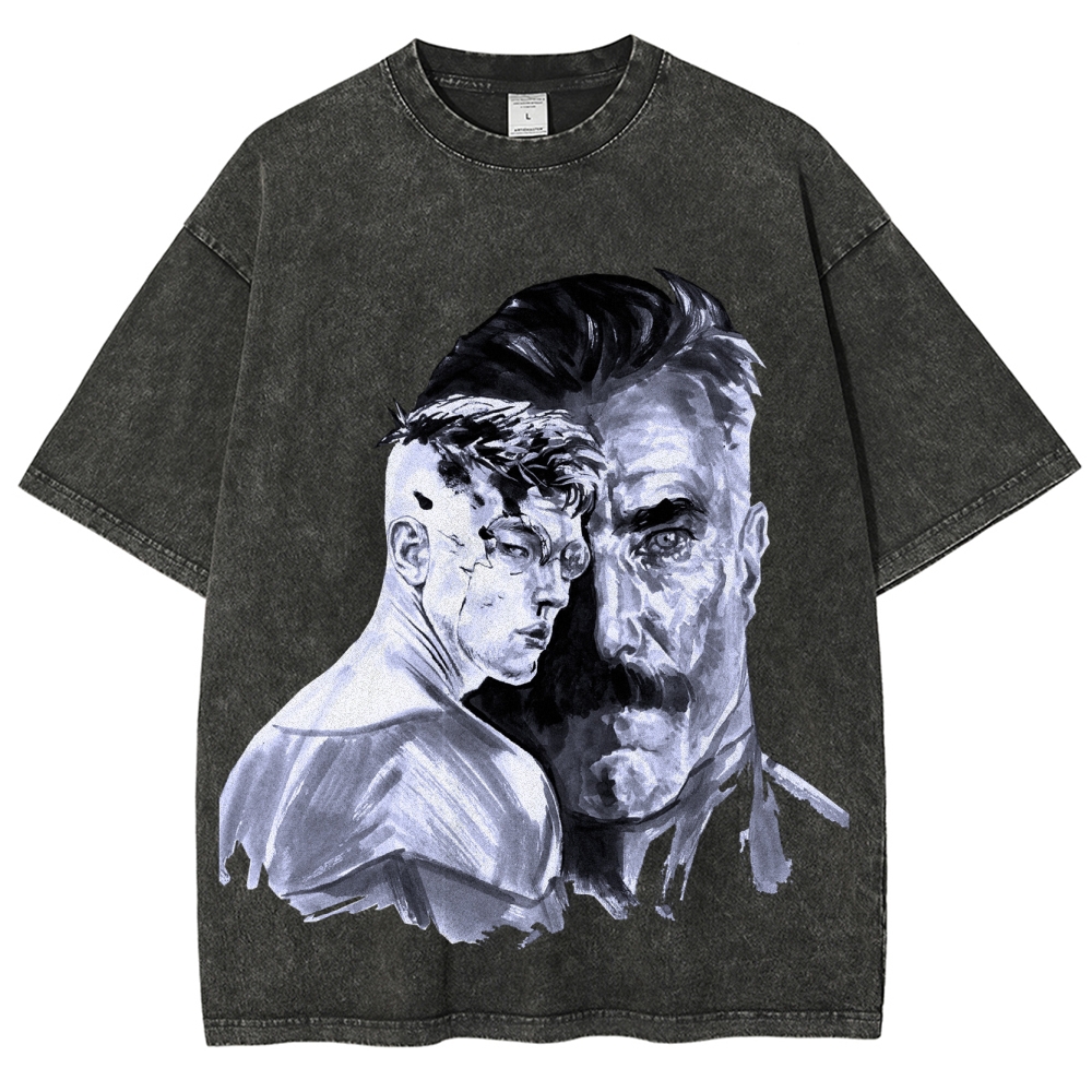 Invincible Unisex Fit Washed T-Shirt 2504004295