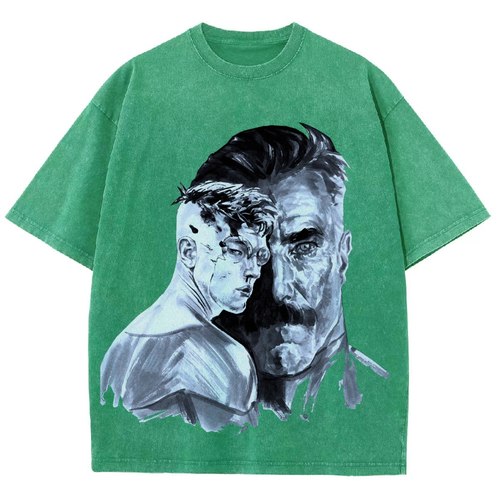 Invincible Unisex Fit Washed T-Shirt 2504004295