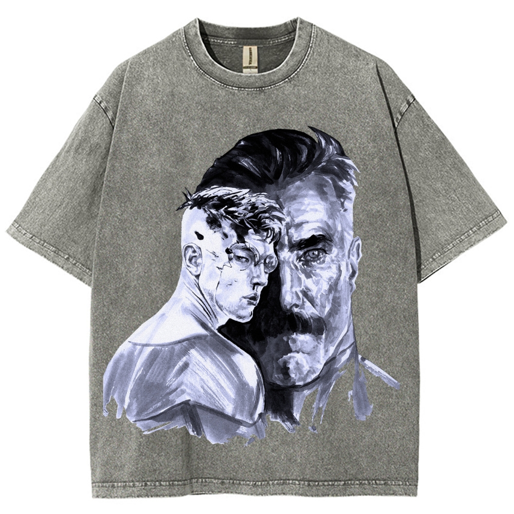 Invincible Unisex Fit Washed T-Shirt 2504004295