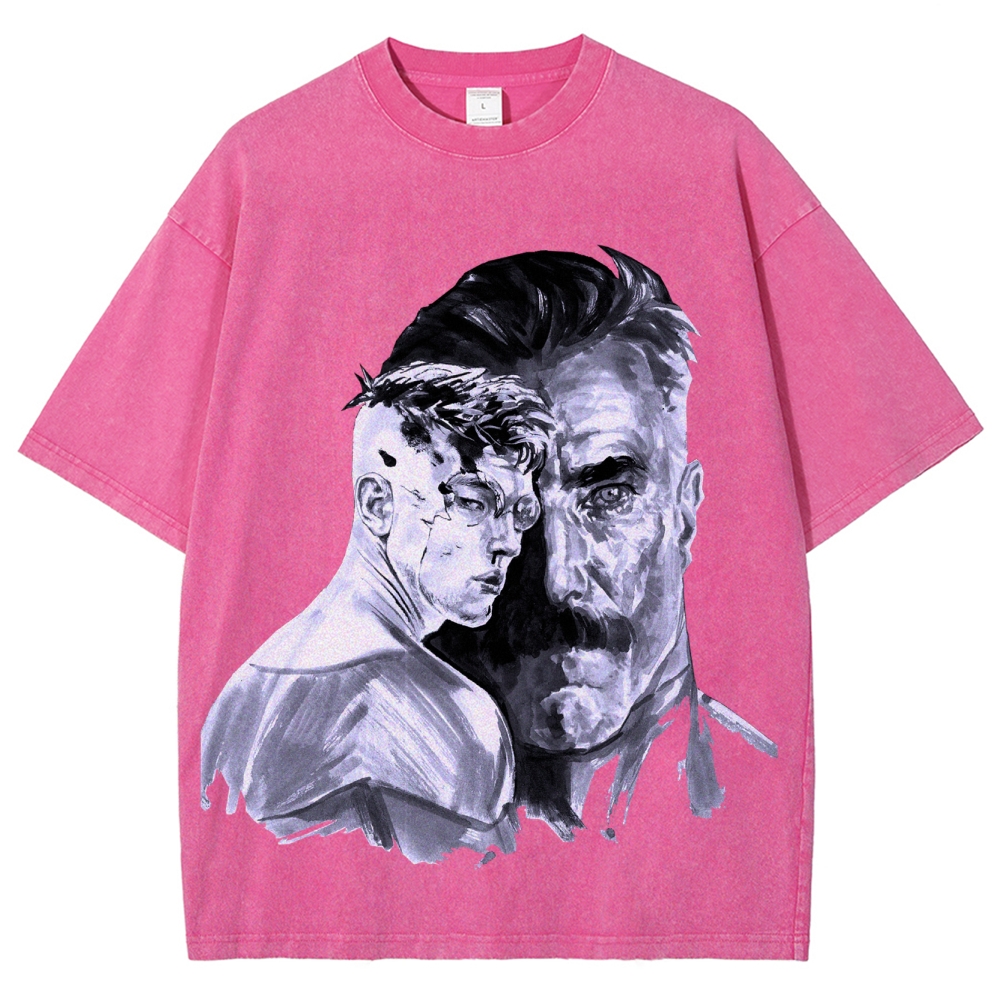 Invincible Unisex Fit Washed T-Shirt 2504004295