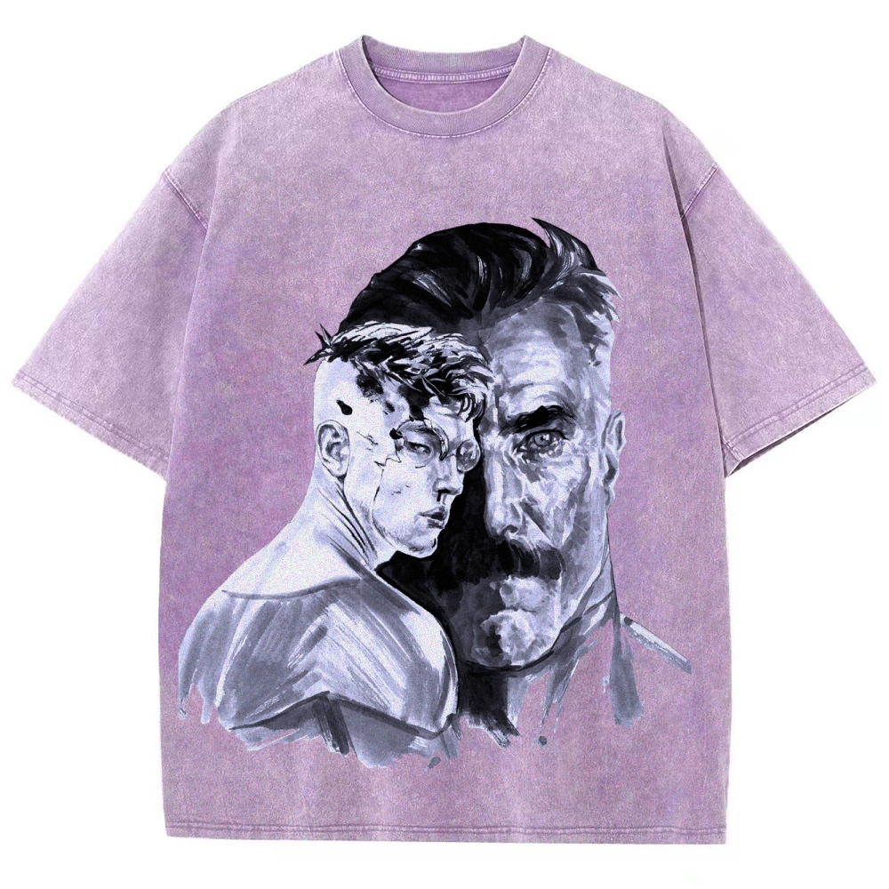 Invincible Unisex Fit Washed T-Shirt 2504004295