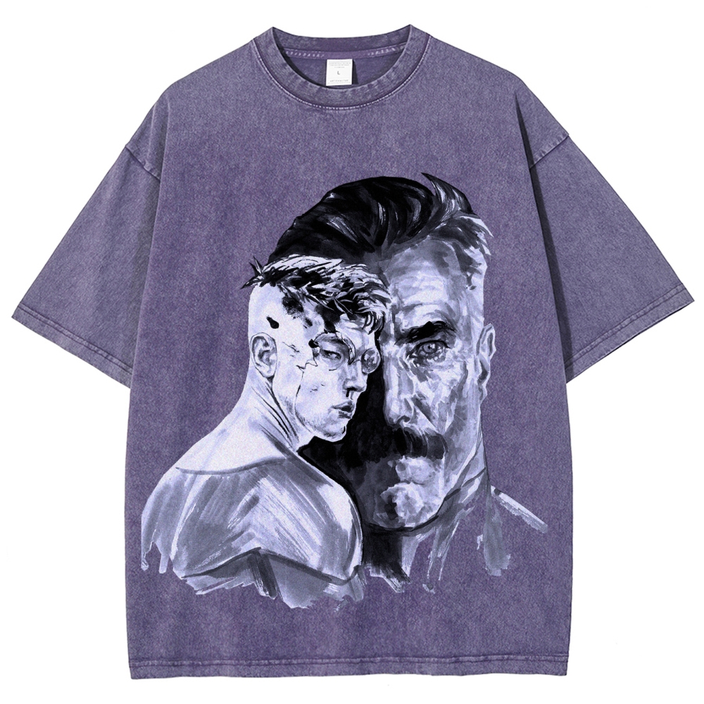 Invincible Unisex Fit Washed T-Shirt 2504004295