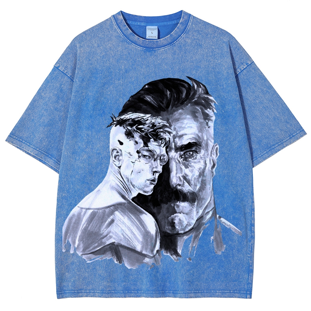 Invincible Unisex Fit Washed T-Shirt 2504004295