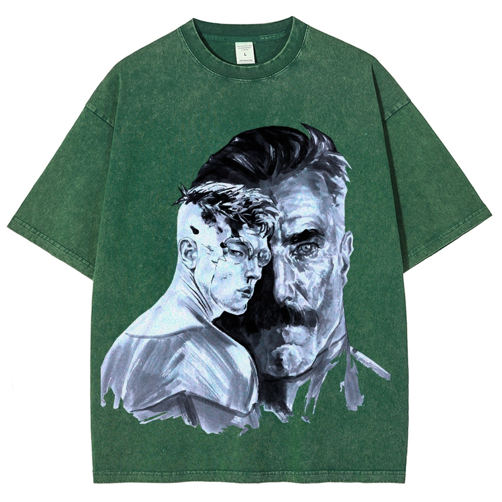 Invincible Unisex Fit Washed T-Shirt 2504004295