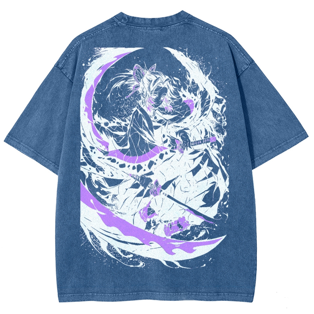 Demon Slayer Unisex Fit Washed T-Shirt 2504005621