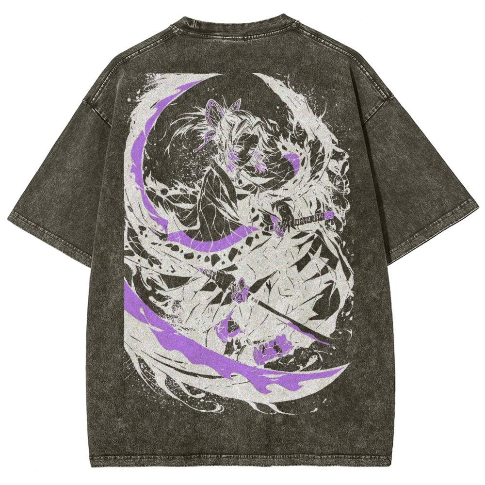 Demon Slayer Unisex Fit Washed T-Shirt 2504005621