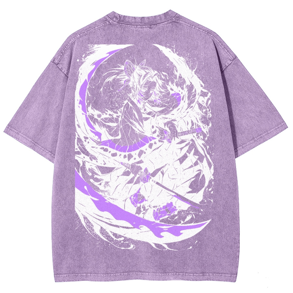 Demon Slayer Unisex Fit Washed T-Shirt 2504005621