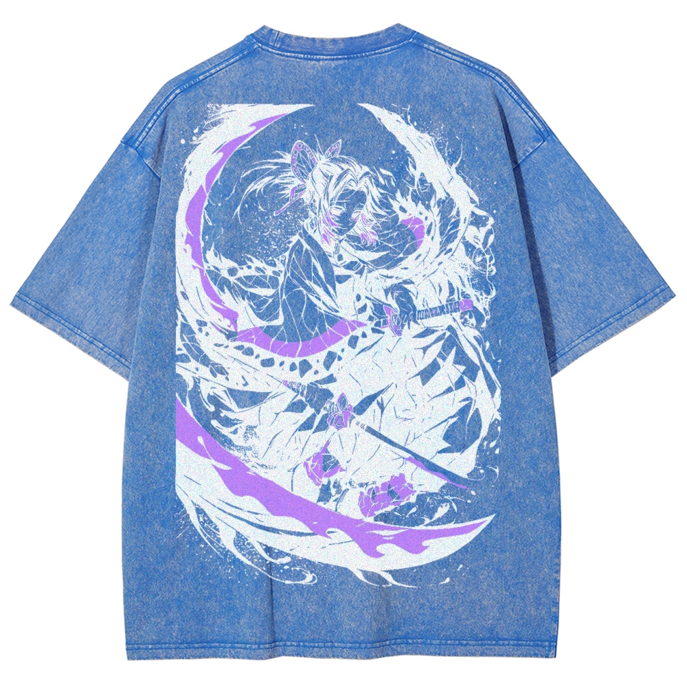 Demon Slayer Unisex Fit Washed T-Shirt 2504005621