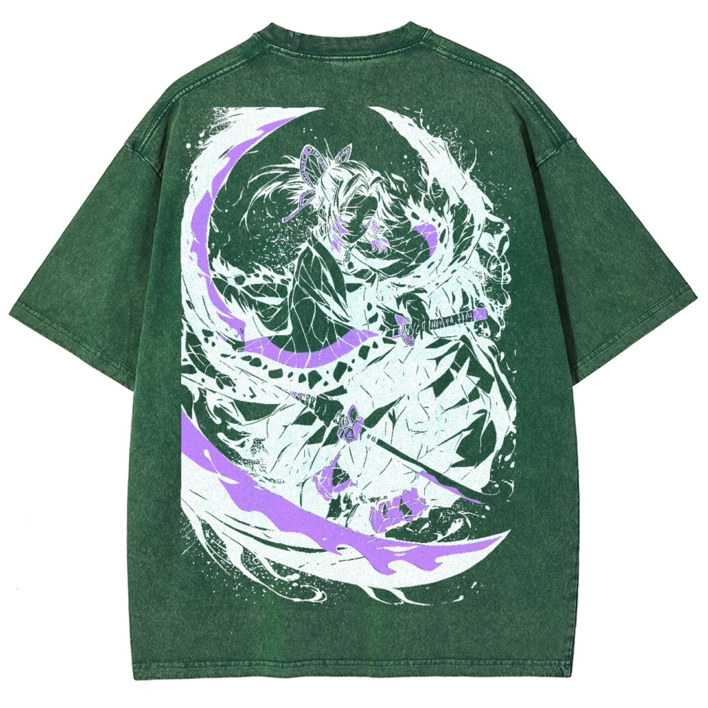 Demon Slayer Unisex Fit Washed T-Shirt 2504005621