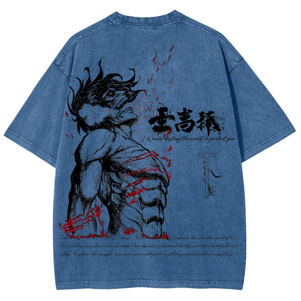 Unisex Fit Washed T-Shirt 2504008704