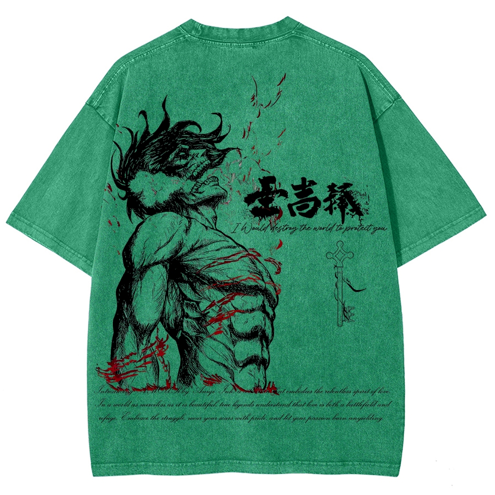 Unisex Fit Washed T-Shirt 2504008704