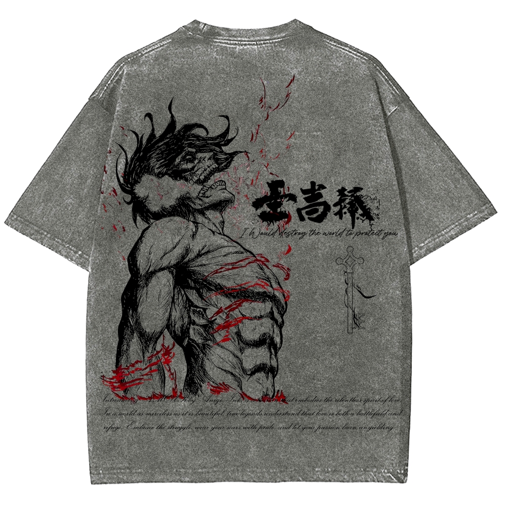 Unisex Fit Washed T-Shirt 2504008704