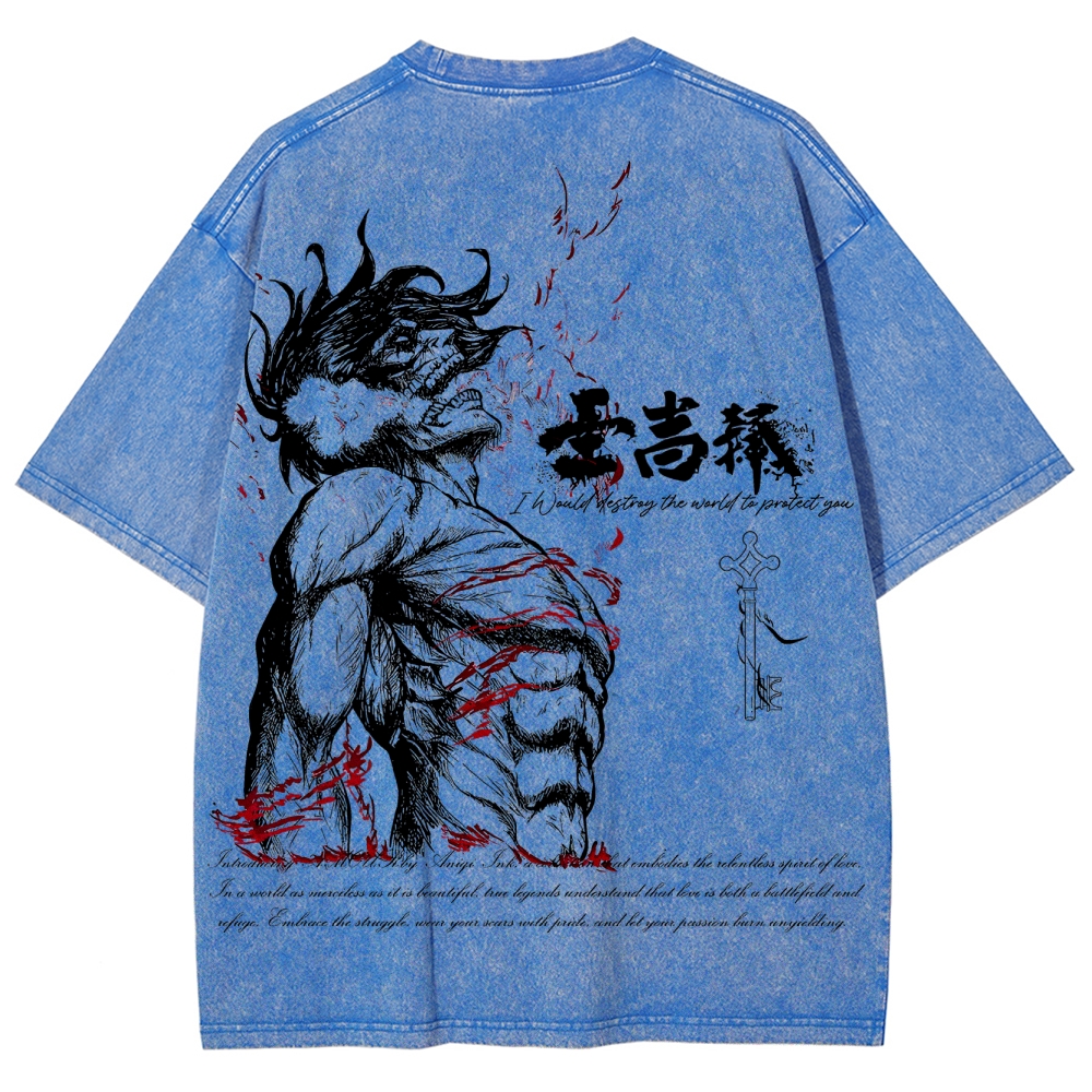 Unisex Fit Washed T-Shirt 2504008704