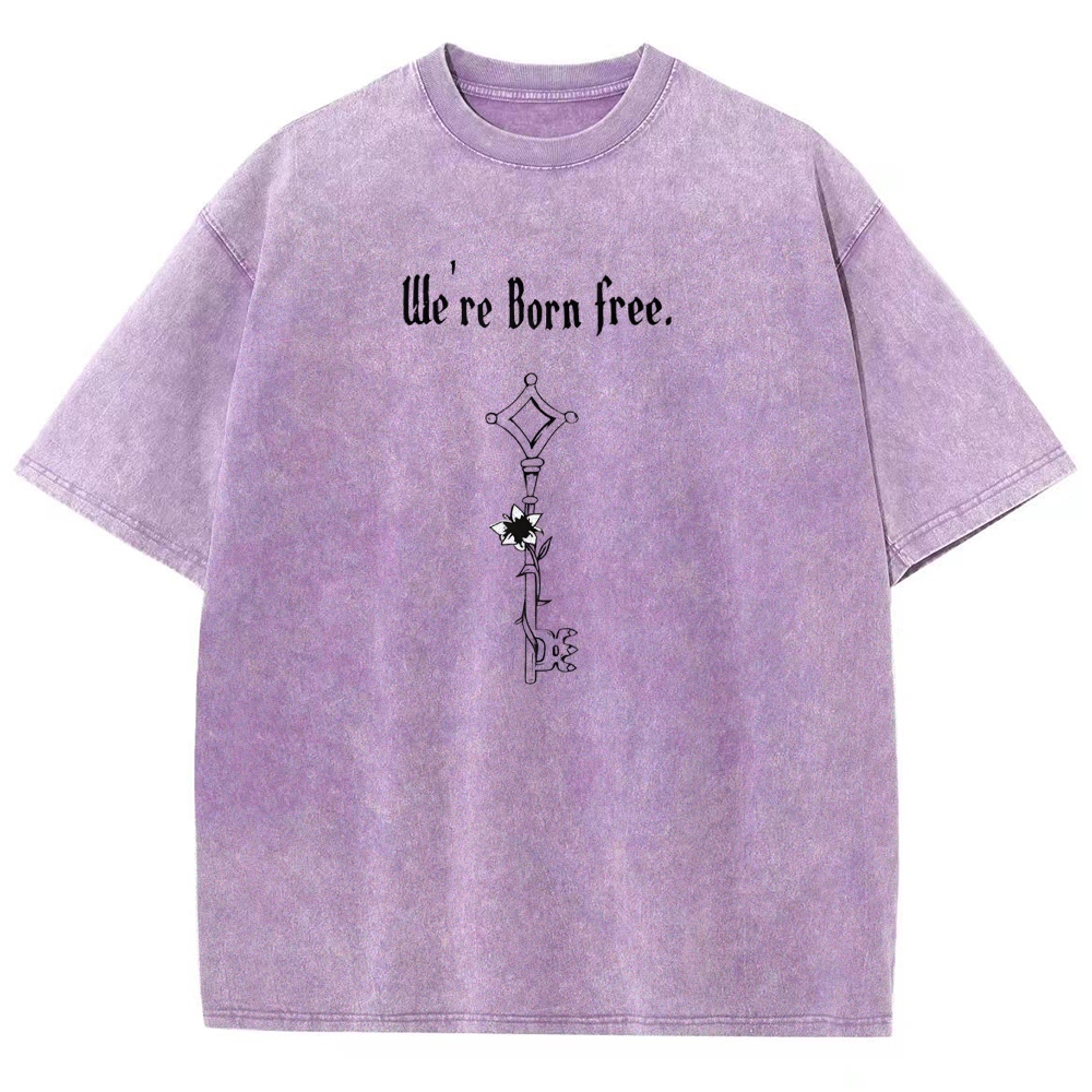 Attack on Titan Unisex Fit Washed T-Shirt 2504009749