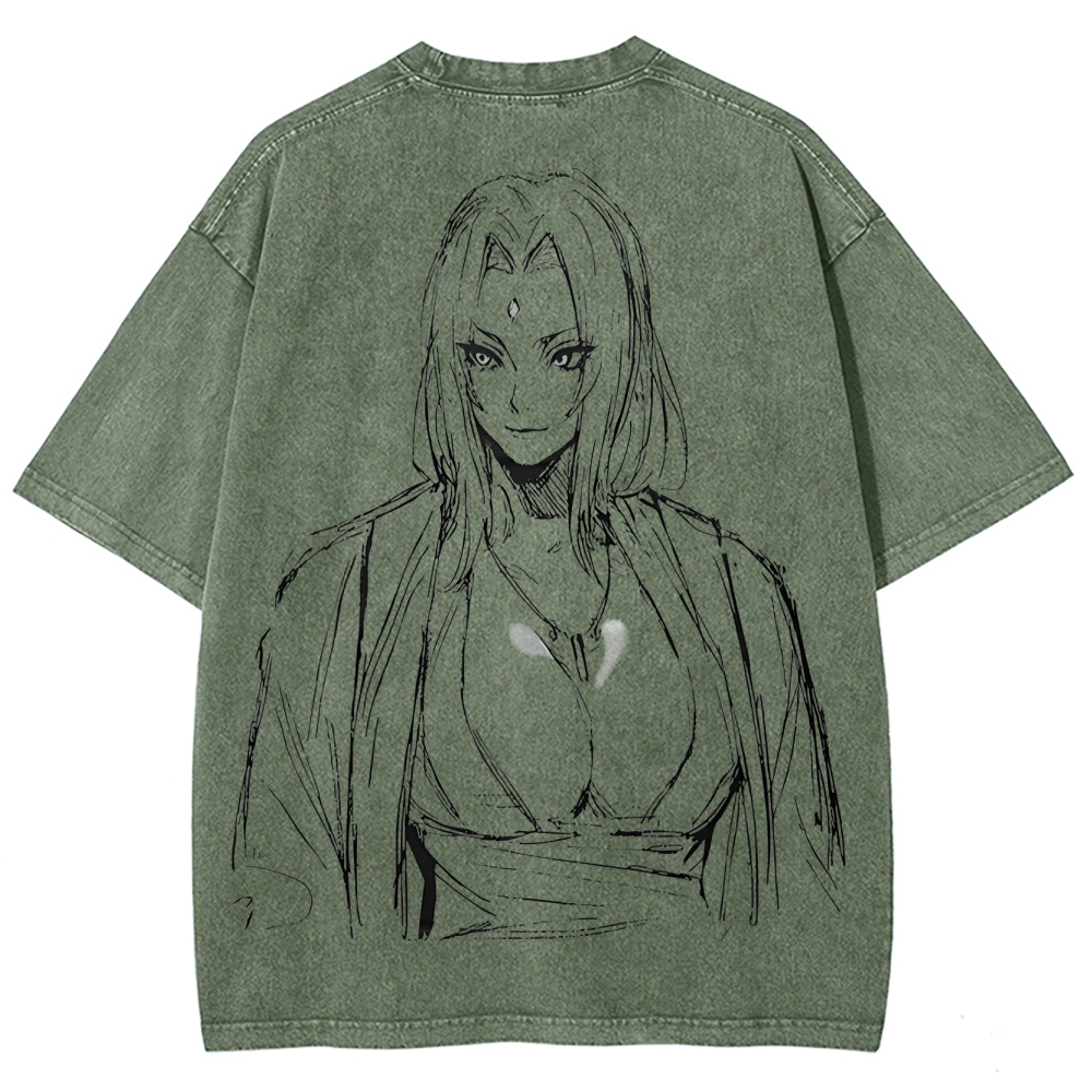Naruto Unisex Fit Washed T-Shirt 2504009774
