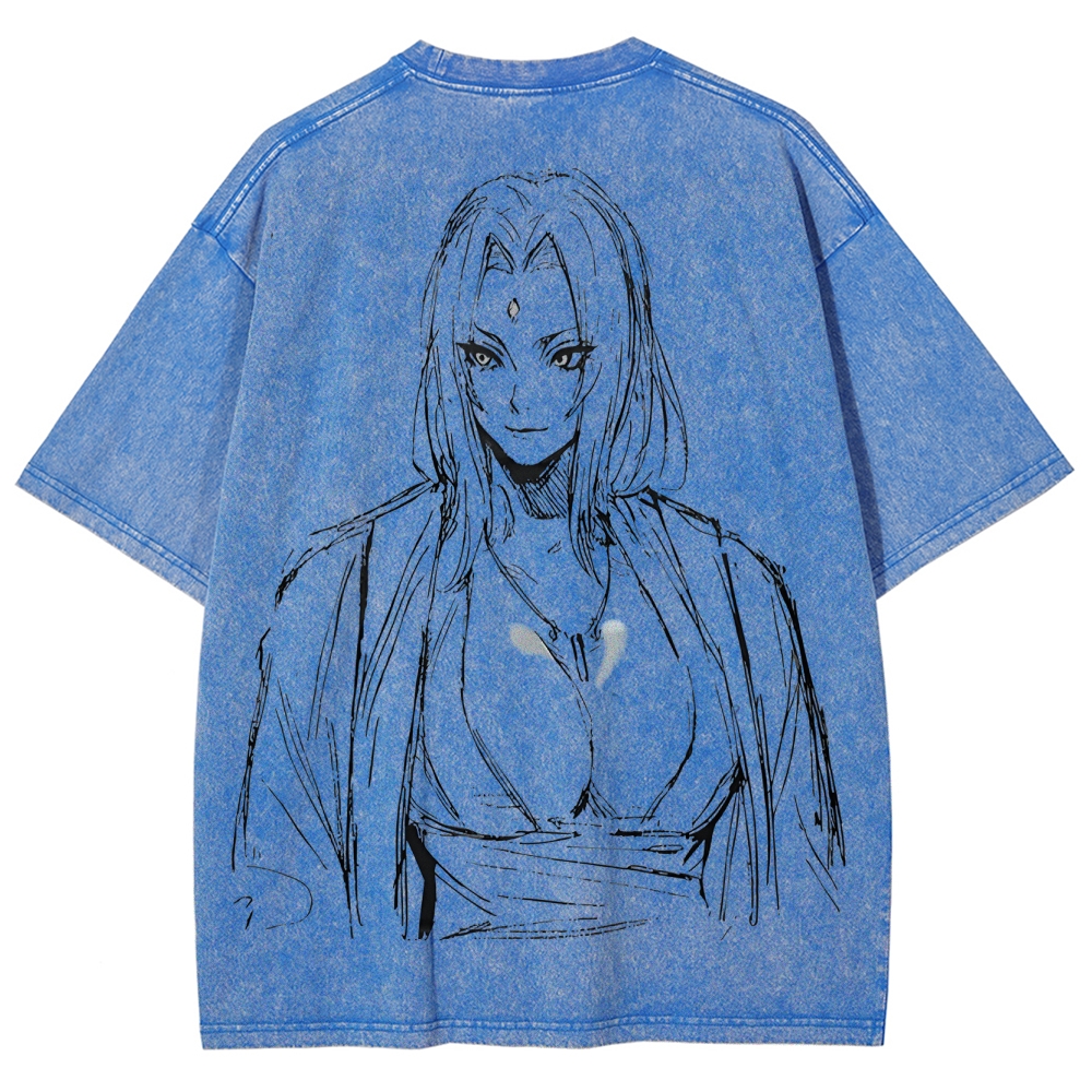 Naruto Unisex Fit Washed T-Shirt 2504009774