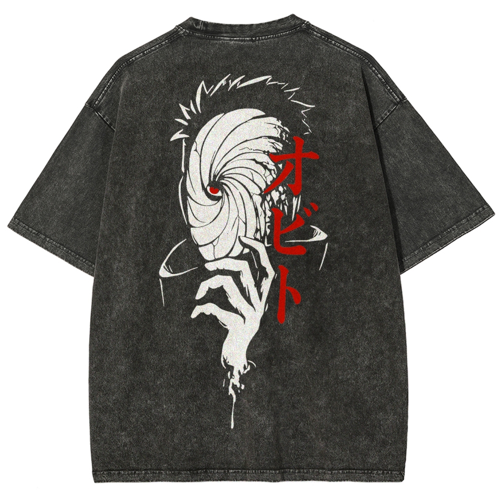 Naruto Unisex Fit Washed T-Shirt 2504009778