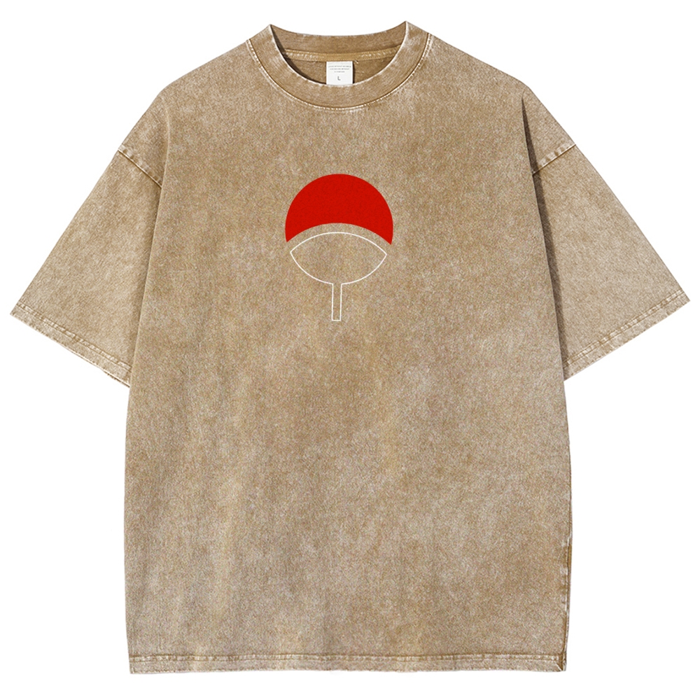 Naruto Unisex Fit Washed T-Shirt 2504009778