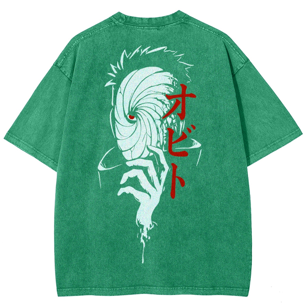 Naruto Unisex Fit Washed T-Shirt 2504009778