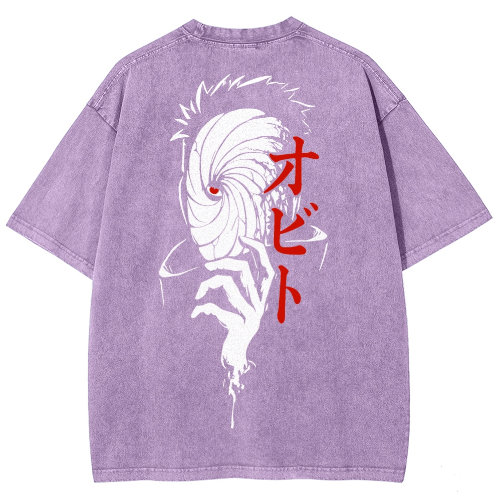 Naruto Unisex Fit Washed T-Shirt 2504009778