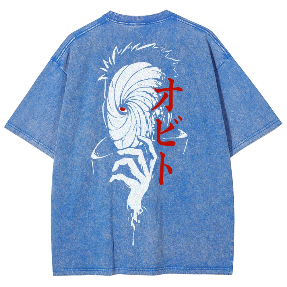 Naruto Unisex Fit Washed T-Shirt 2504009778