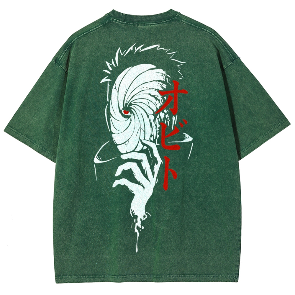 Naruto Unisex Fit Washed T-Shirt 2504009778