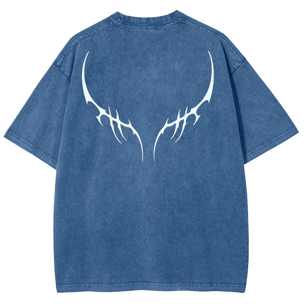 Black Clover Unisex Fit Washed T-Shirt 2504009797