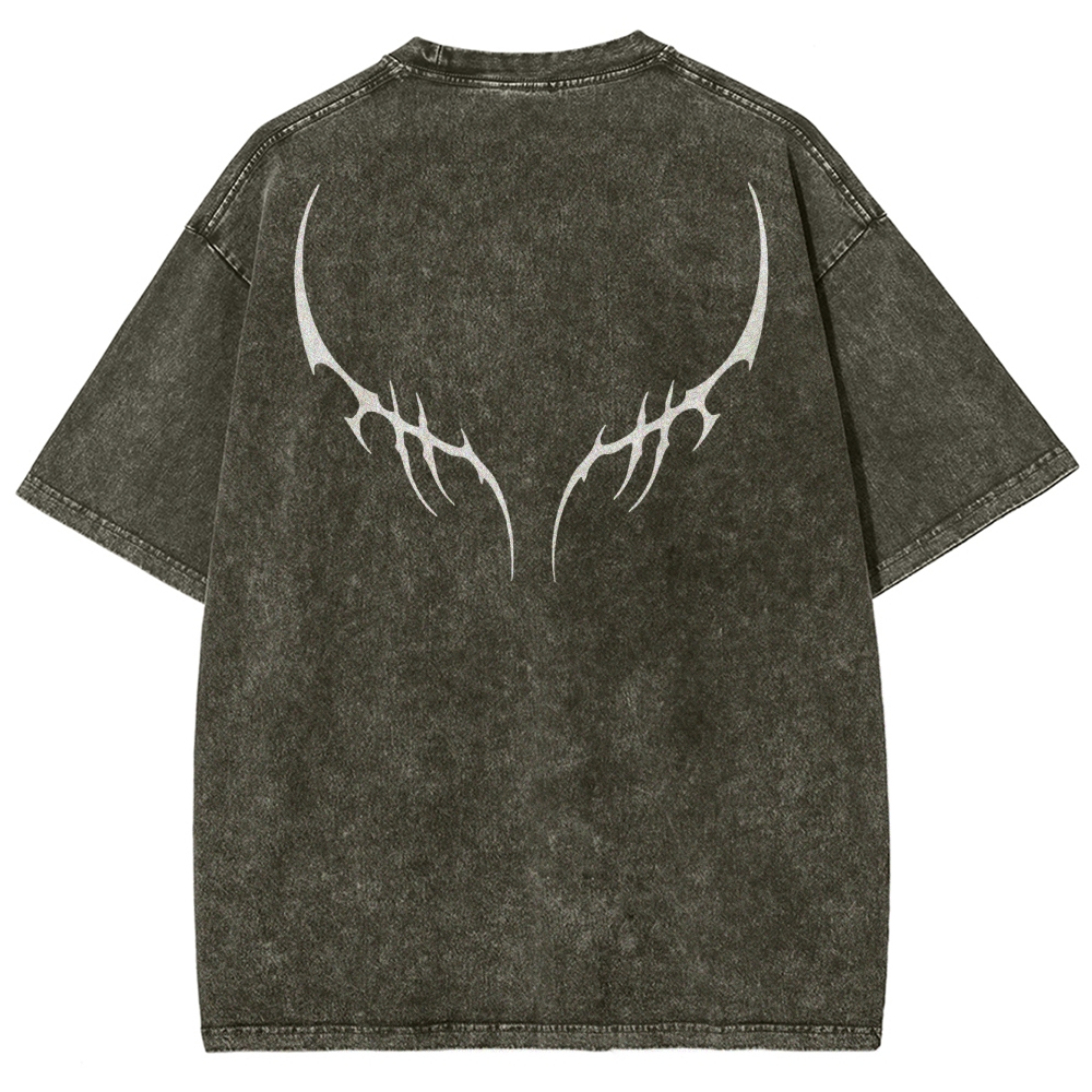 Black Clover Unisex Fit Washed T-Shirt 2504009797