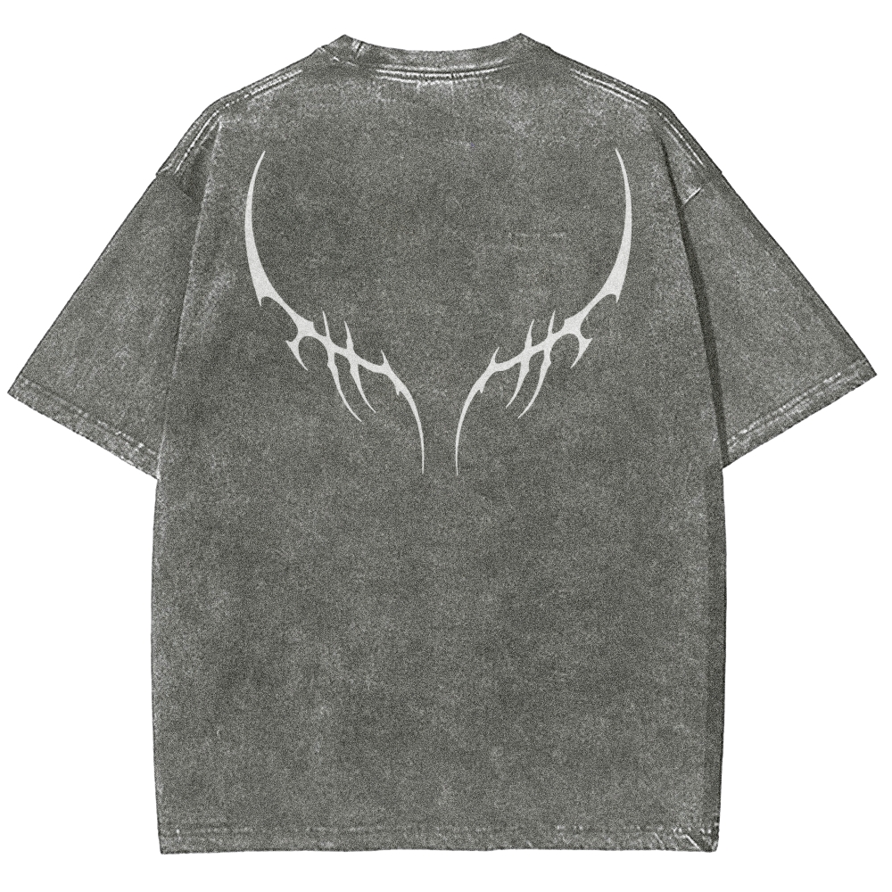 Black Clover Unisex Fit Washed T-Shirt 2504009797