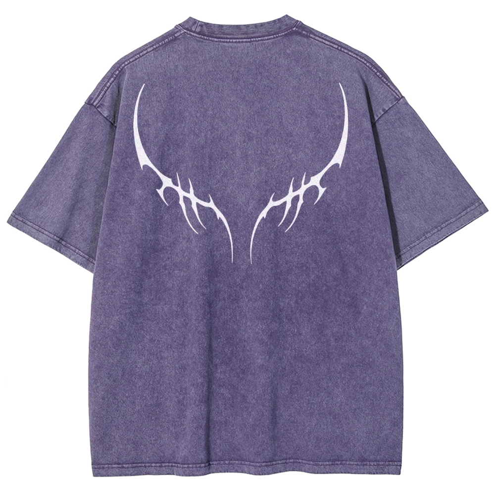 Black Clover Unisex Fit Washed T-Shirt 2504009797