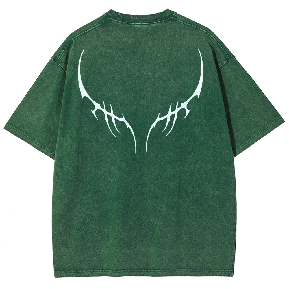 Black Clover Unisex Fit Washed T-Shirt 2504009797