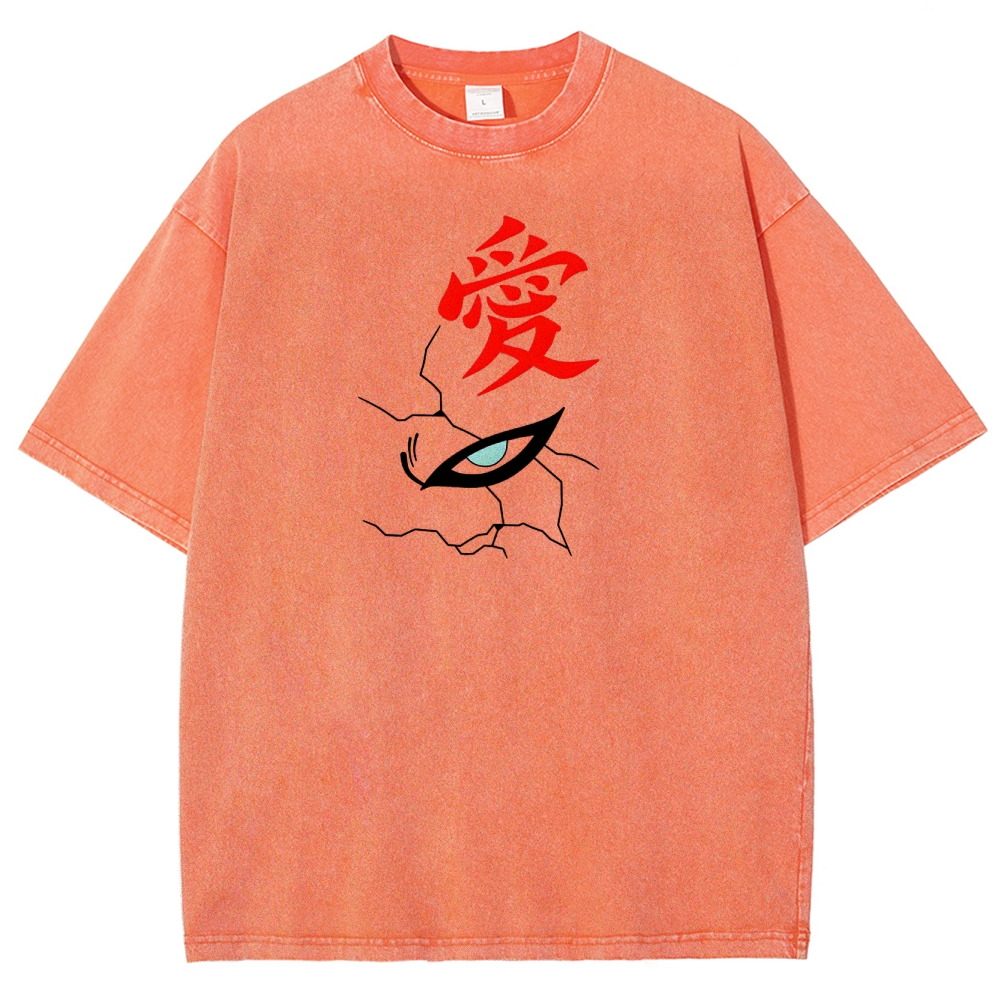 Naruto Unisex Fit Washed T-Shirt 2504014317